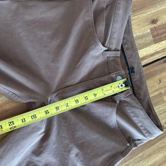 Lululemon ABC Pants Mens Size 30 Slim Fit Utilitech Abrasion Brown - Picture 15 of 16